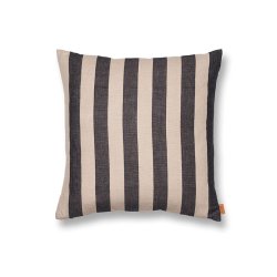 Ferm Living Grand Pude - 50x50 cm - Sand/Black