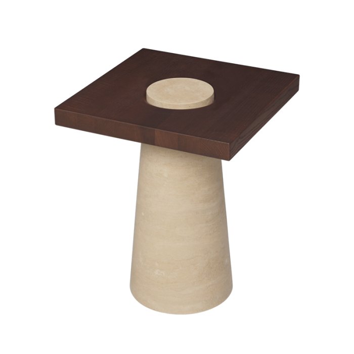 Ferm Living Grova Sidebord Travertin