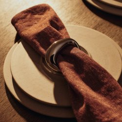 Ferm Living Hale Servietter 4 stk. Chestnut