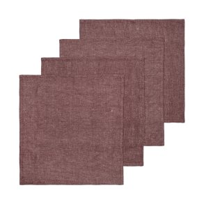 Ferm Living Hale Servietter 4 stk. Chestnut