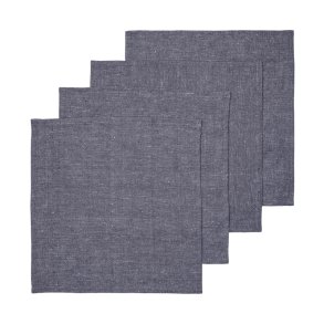 Ferm Living Hale Servietter 4 stk. Indigo Blue