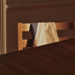 Ferm Living Hale Viskestykke Cashmere/Mocha/Indigo Blue