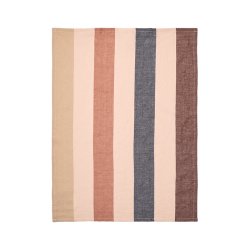 Ferm Living Hale Viskestykke Cashmere/Mocha/Indigo Blue