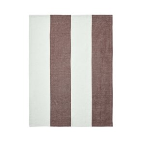 Ferm Living Hale Viskestykke Chestnut/Frosted Lime