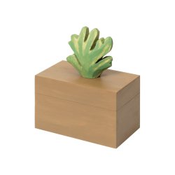 Ferm Living Harbour Box Koral Mistletoe/Tan