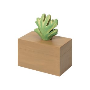 Ferm Living Harbour Box Koral Mistletoe/Tan