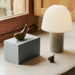 Ferm Living Harbour Box Fisk Mist Blue/Aged Gold