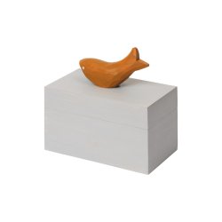 Ferm Living Harbour Box Fisk Mist Blue/Aged Gold