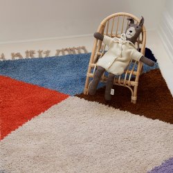 Ferm Living Harlequin Knyttet Tppe - 120x80 cm