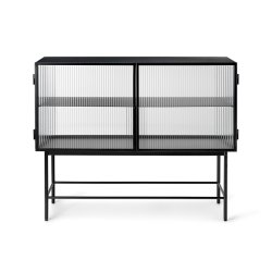 Ferm Living Haze Sideboard Sknk Reeded Glass Sort