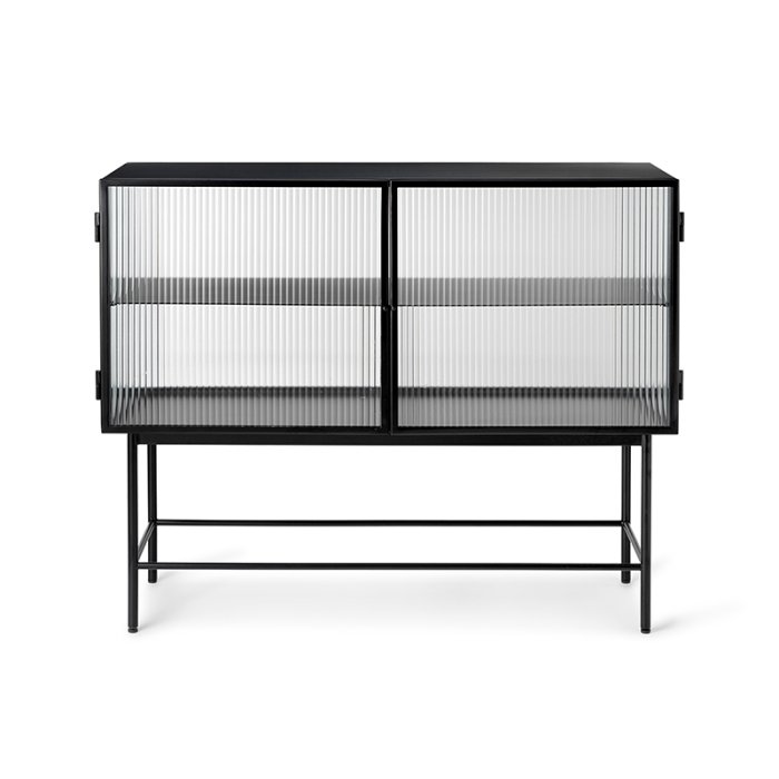 Ferm Living Haze Sideboard Sknk Reeded Glass Sort