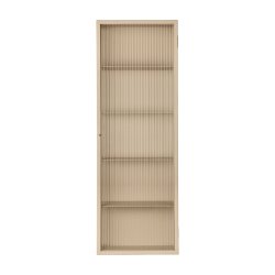 Ferm Living Haze Vgskab Reeded Glass 35x100 cm Cashmere