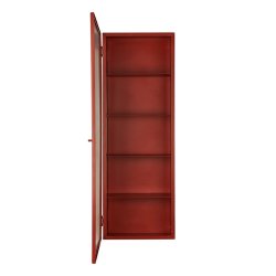 Ferm Living Haze Vgskab Reeded Glass 35x100 cm Oxide Red