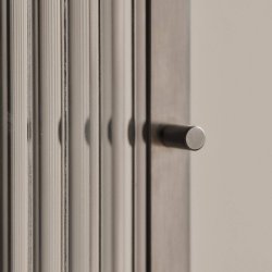 Ferm Living Haze Vgskab Reeded Glass Rustfrit Stl