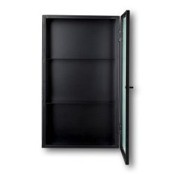 Ferm Living Haze V�gskab - Reeded Glass - Sort