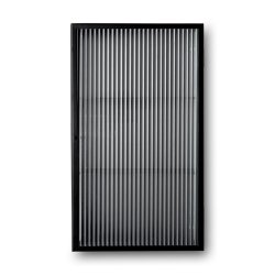Ferm Living Haze V�gskab - Reeded Glass - Sort