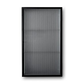 Ferm Living Haze Vgskab - Reeded Glass - Sort