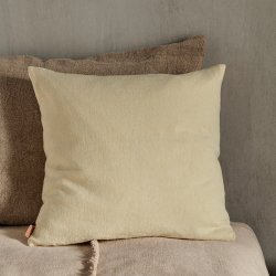 Ferm Living Heavy Linen Pude - 50x50 cm - Lemon