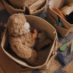 Ferm Living Hokan Textile Storage Opbevaringskurv 18x30 cm