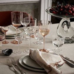 Ferm Living Host Rdvinsglas - St af 2 stk. - Blush