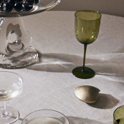 Ferm Living Host Hvidvinsglas - St af 2 stk. - Moss Green