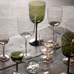 Ferm Living Host Likrglas - St af 4 stk. - Moss Green