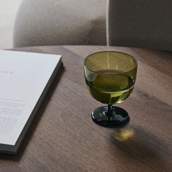 Ferm Living Host Vandglas - St af 2 stk. - Moss Green