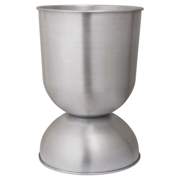 Ferm Living Hourglass Urtepotte Large Aluminium