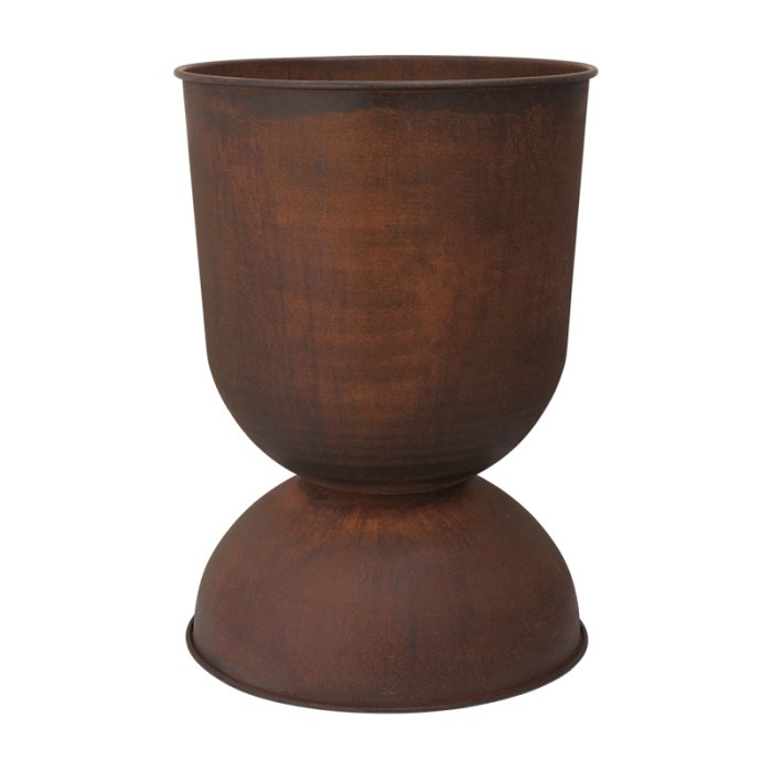 Ferm Living Hourglass Urtepotte Large Rust