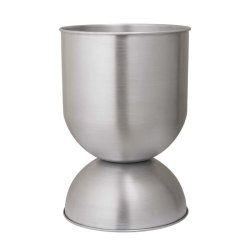 Ferm Living Hourglass Urtepotte Medium Aluminium