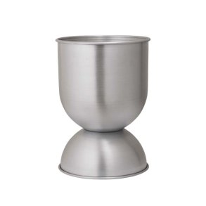 Ferm Living Hourglass Urtepotte Small Aluminium