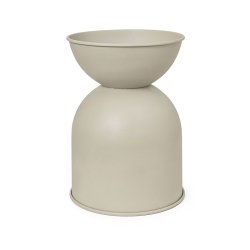 Ferm Living - Hourglass Urtepotte - Large - Cashmere