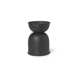 Ferm Living - Hourglass Urtepotte - XSmall - Sort