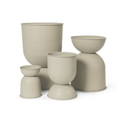 Ferm Living - Hourglass Urtepotte - Medium - Cashmere