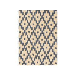 Ferm Living Ikat Viskestykke Ink Blue/Off-white