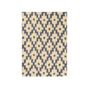 Ferm Living Ikat Viskestykke Ink Blue/Off-white