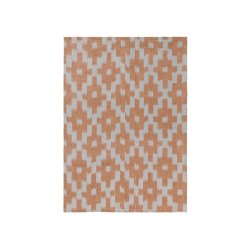 Ferm Living Ikat Viskestykke Mist Blue/Terracotta