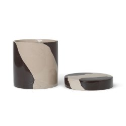 Ferm Living Inlay Krukke m. Lg - Sand/Brun - Large