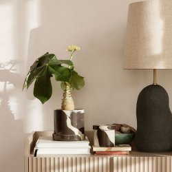 Ferm Living Inlay Krukke m. Lg - Sand/Brun - Large