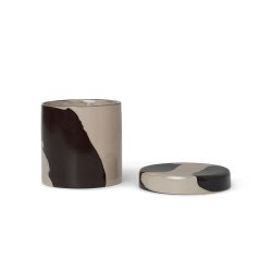 Ferm Living Inlay Krukke m. Lg - Sand/Brun - Small