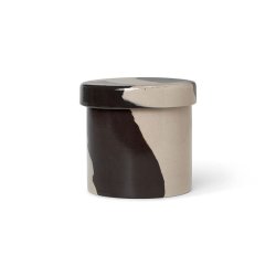 Ferm Living Inlay Krukke m. Lg - Sand/Brun - Small