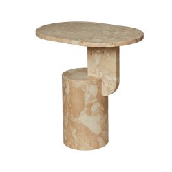 Ferm Living Insert Sidebord Stone Marmor Sand