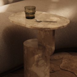 Ferm Living Insert Sidebord Stone Marmor Sand