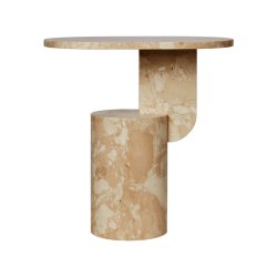 Ferm Living Insert Sidebord Stone Marmor Sand