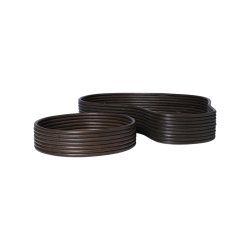Ferm Living Isola Bakker S�t af 2 stk. M�rkbejdset