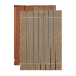 Ferm Living Ito Viskestykke 2 stk. Hazel/Oat