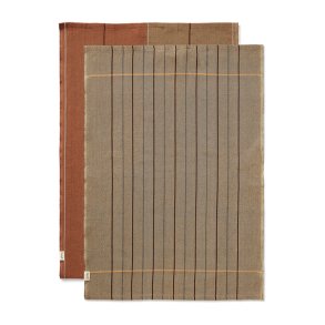 Ferm Living Ito Viskestykke 2 stk. Hazel/Oat