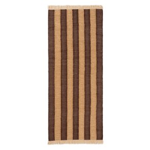 Ferm Living Ives Lber - 80x200 cm - Tan/Chocolate