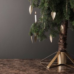 Ferm Living Juletrsfod - Messing