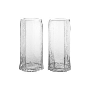 Ferm Living Kiru H�je Glas Klar 2 stk
